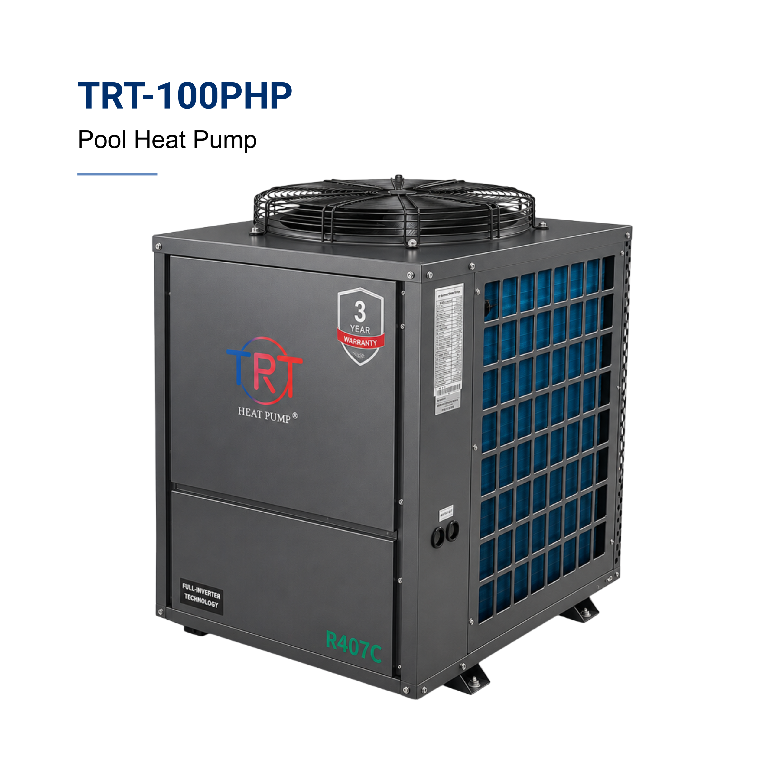 Máy bơm nhiệt bể bơi TRT-100PHP (Pool Heat PumpTRT-100PHP)